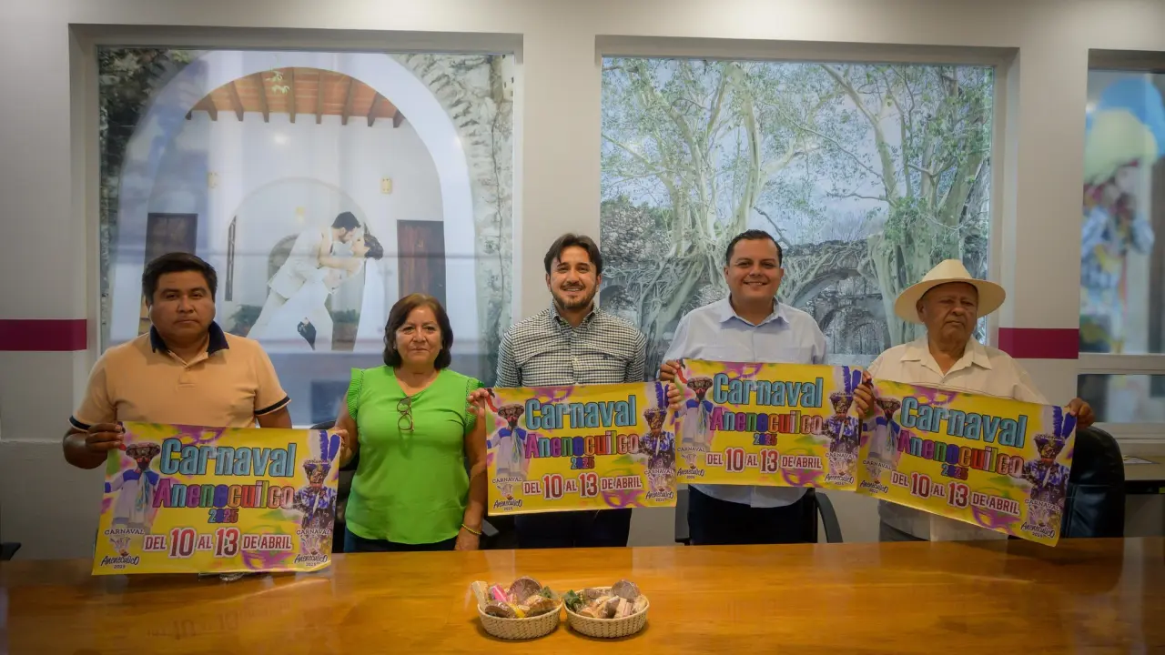 Estos son los detalles del Carnaval de Anenecuilco 2025. Foto: Secretaría de Turismo Morelos.