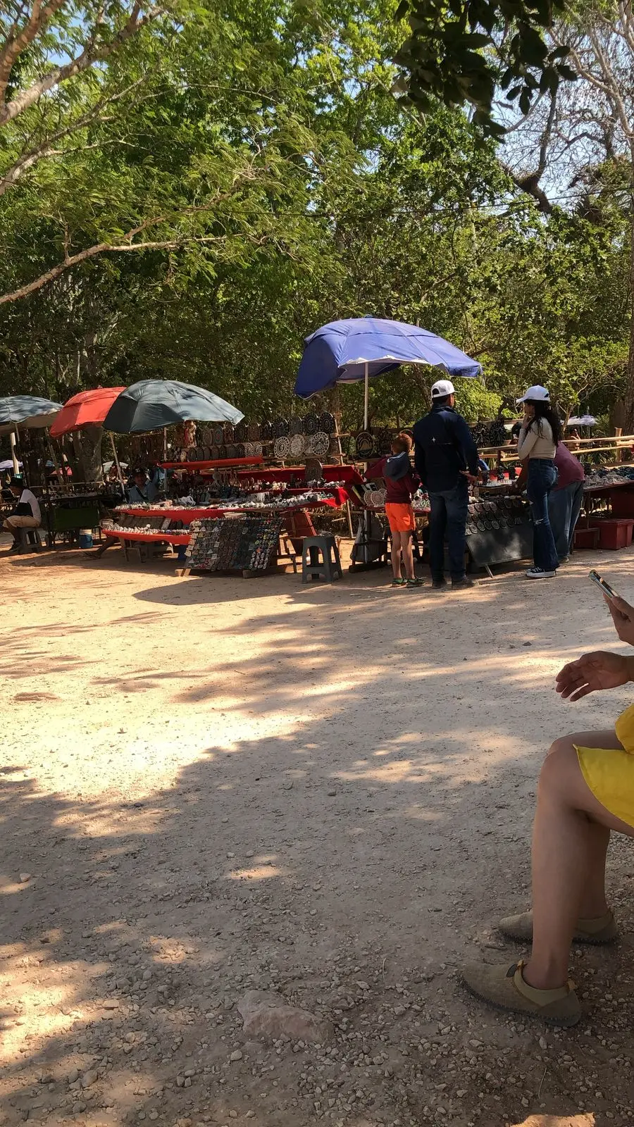 Chichén Itzá, área de recuerdos.