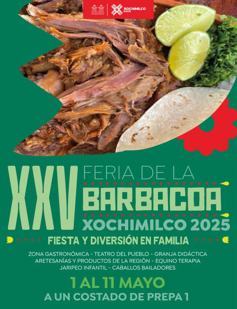 Feria de la Barbacoa Xochimilco 2025. Foto: cortesía Feria de la Barbacoa Xochimilco 2025. Foto: cortesía.
