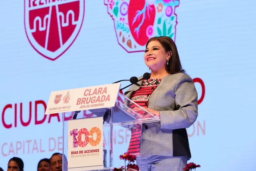 Clara Brugada destaca reducción histórica de delitos en CDMX Brugada destacó que se ha logrado disminuir varios delitos de alto impacto en CDMX durante su gobierno. Foto: Cortesía