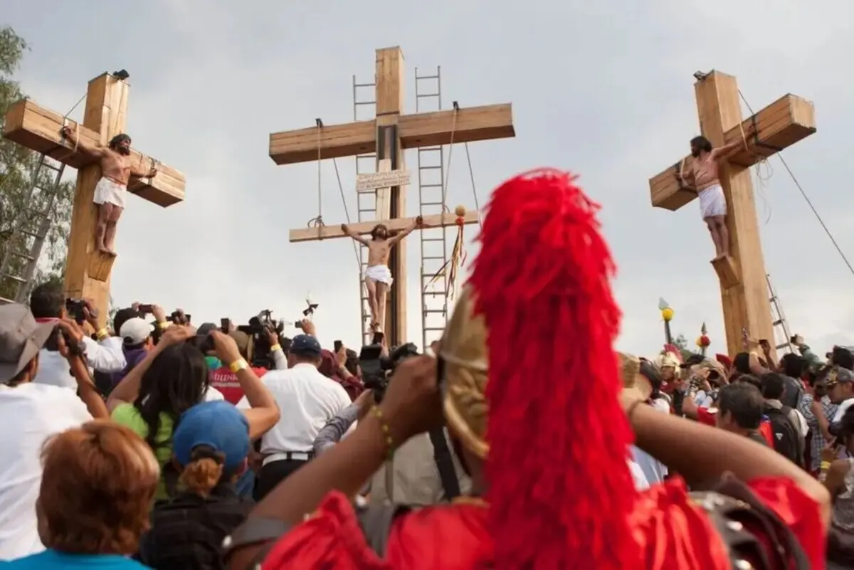 Estos son los detalles del Viacrucis en Morelia. Foto: Turismo con Sabor.