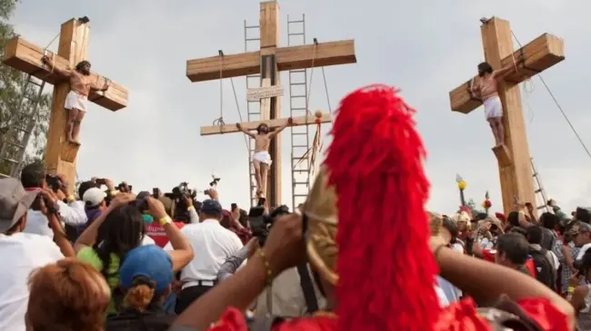 Estos son los detalles del Viacrucis en Morelia. Foto: Turismo con Sabor.