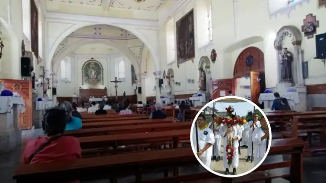 Programación de actividades de Semana Santa 2025 en la Parroquia Nuestra Señora de la Asunción en Panpatla, Veracruz.