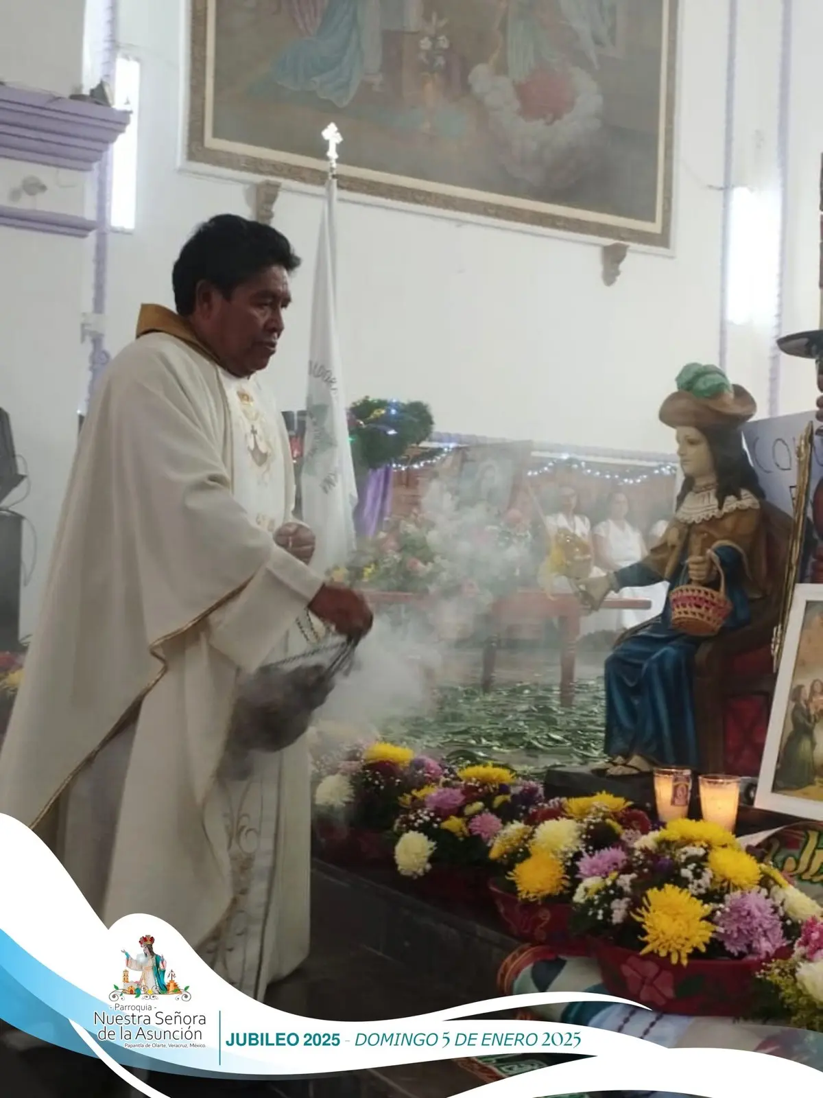Invitan a los fieles seguidores a participar en las actividades de Semana Santa en Panpatla, Veracruz Foto: Parroquia de Nuestra Señora de la Asunción -Papantla (Facebook)