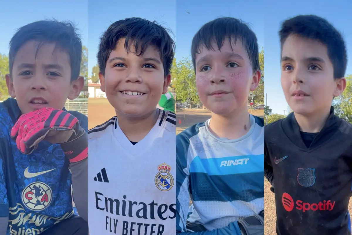 José Pablo, Ángel Nikolás, Jesús Ángel y Guillermo Enrique entrenan duro en busca de sus sueños como porteros.