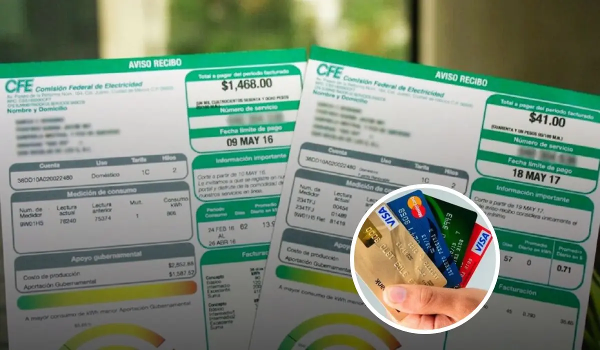 ¿Se puede pagar CFE con tarjeta de crédito? Foto: TBN