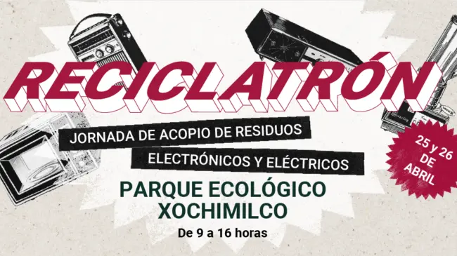 Sedema pone en marcha el Reciclatrón en CDMX. Foto: Facebook Reciclatrón