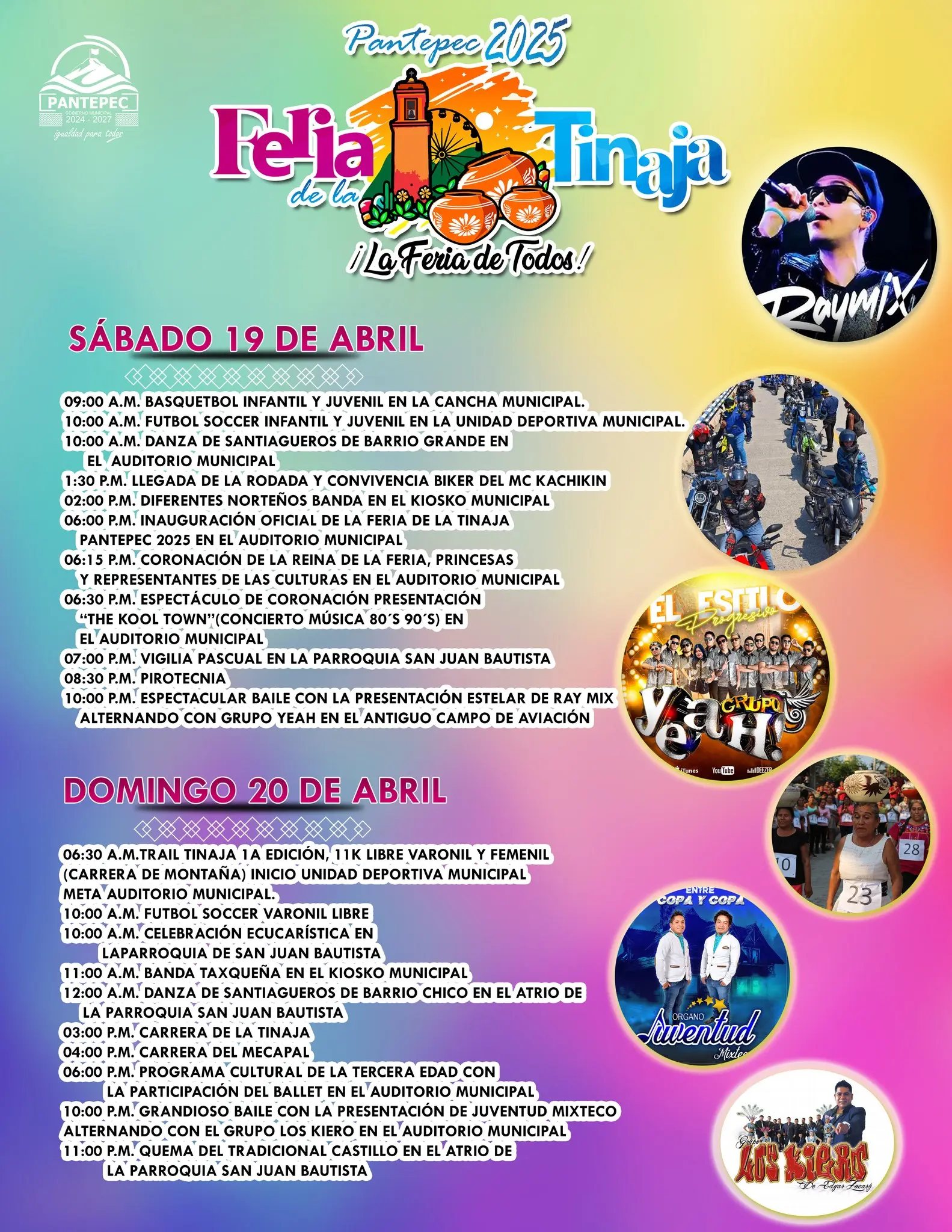 Eventos de la Feria de la Tinaja de Pantepec, en Puebla. Foto: Cortesía