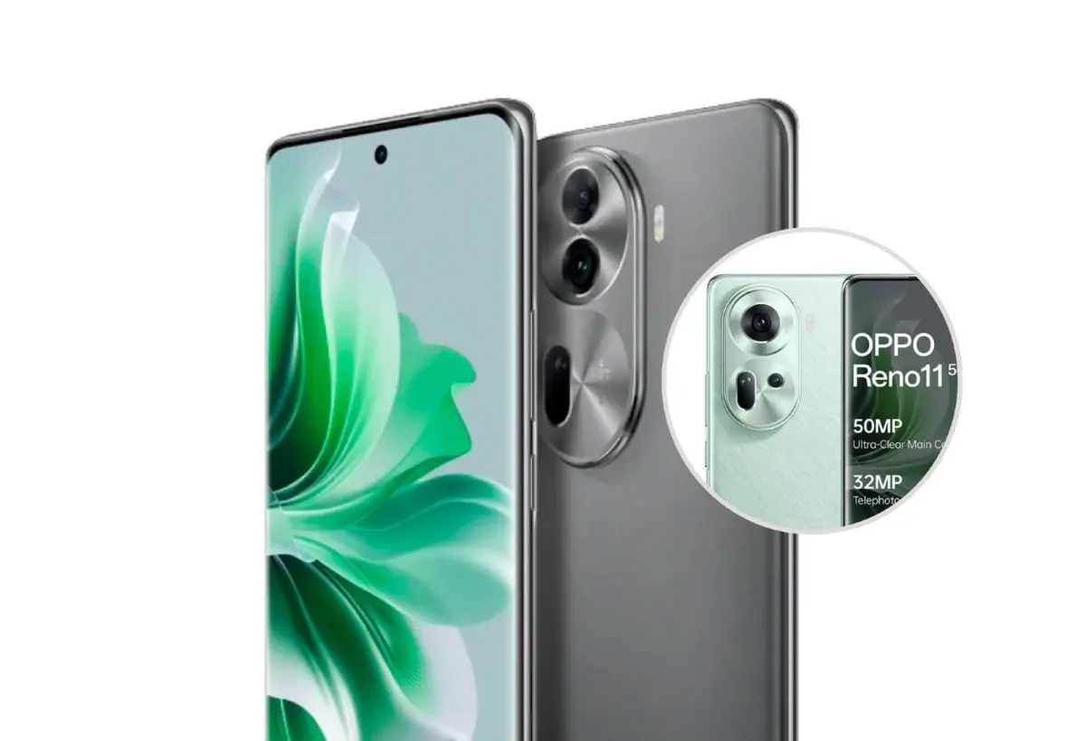 Oppo Reno 11 con pantalla tipo AMOLED. Foto: Cortesía