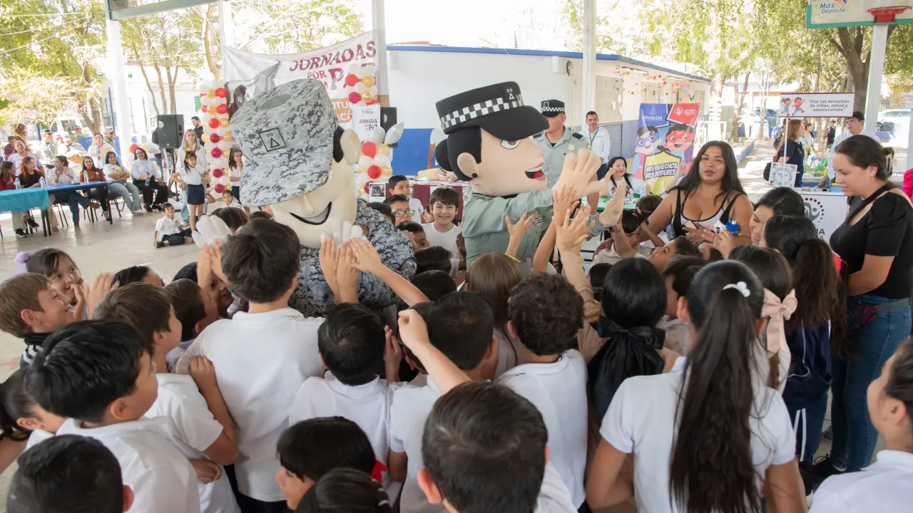 Niñas, niños vivieron un día lleno de aprendizaje, valores y alegría en la colonia Progreso en Culiacán.