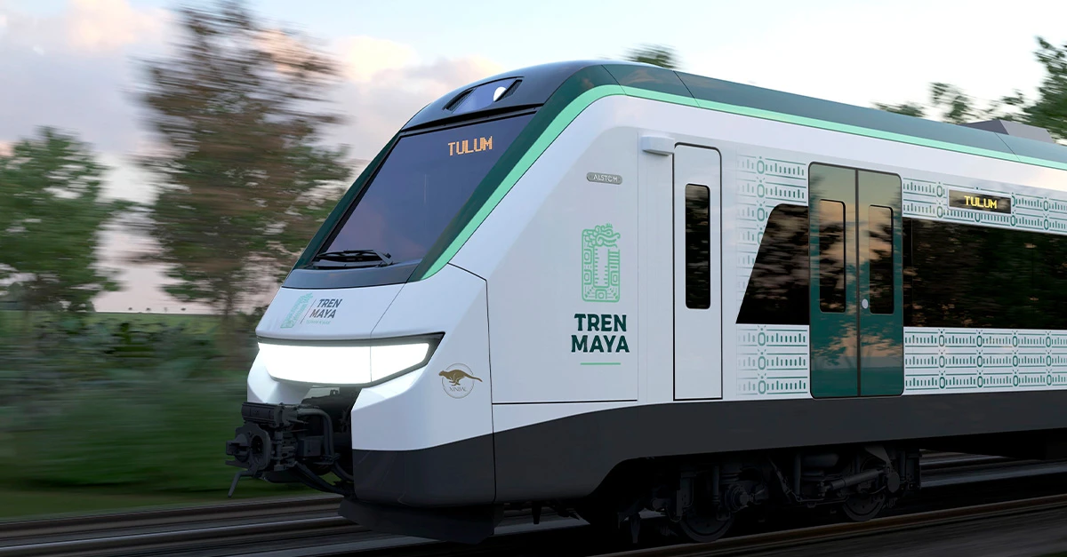 El Tren Maya ya recibe turistas. Foto: Gob. de México