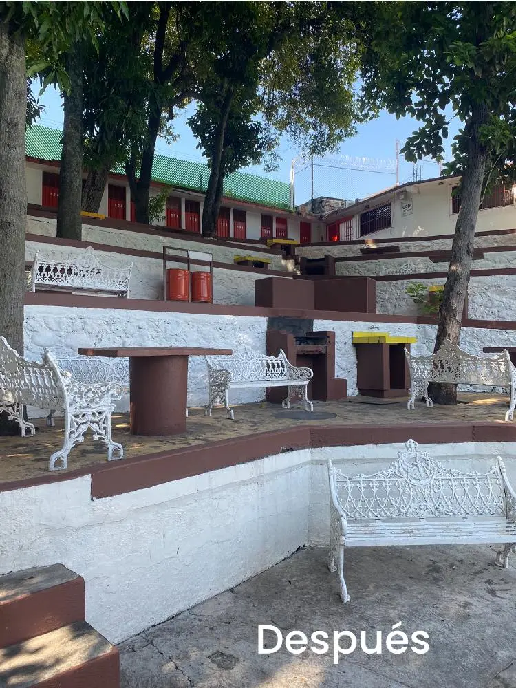 Balneario Agua Hedionda con área de asadores. Foto: Cortesía