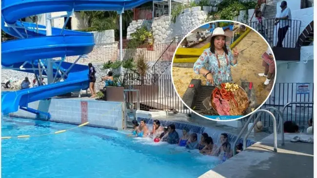Atractivos del balneario de Agua Hedionda, en Morelos. Foto: Cortesía