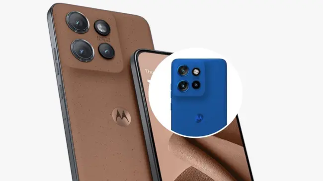 Motorola Edge 50 Neo incluye sistema de protección IP68 de resistencia al agua. Foto: Cortesía