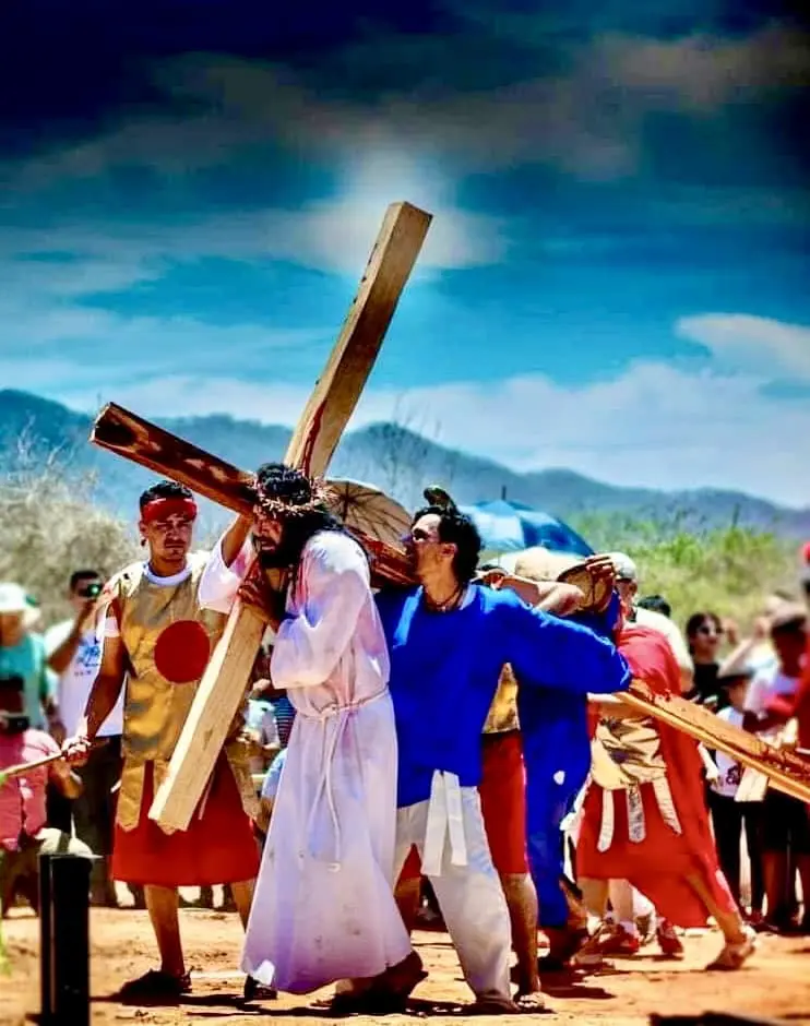 Invitan a la representación del viacrucis en Malpica, Concordia. Foto Concordia Interactivo.