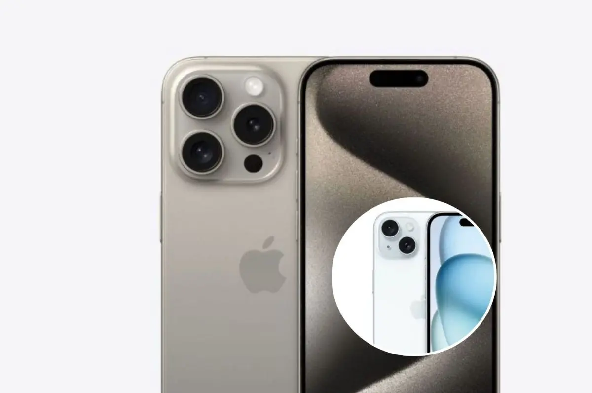 iPhone 15 y iPhone 15 Pro con atractivos muy similares. Foto: Cortesía