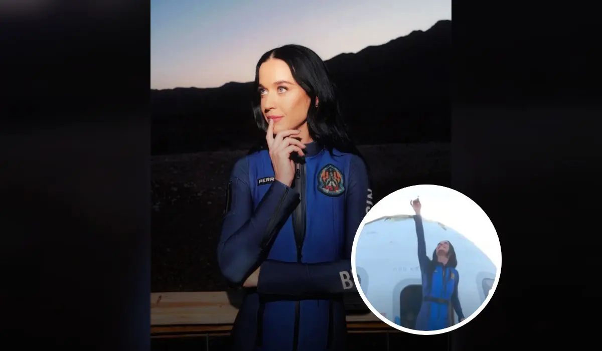 Katy Perry viaja al espacio. Foto: Cortesía