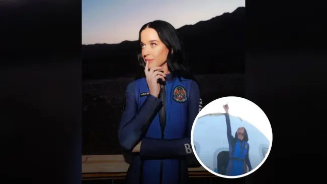 Katy Perry viaja al espacio. Foto: Cortesía
