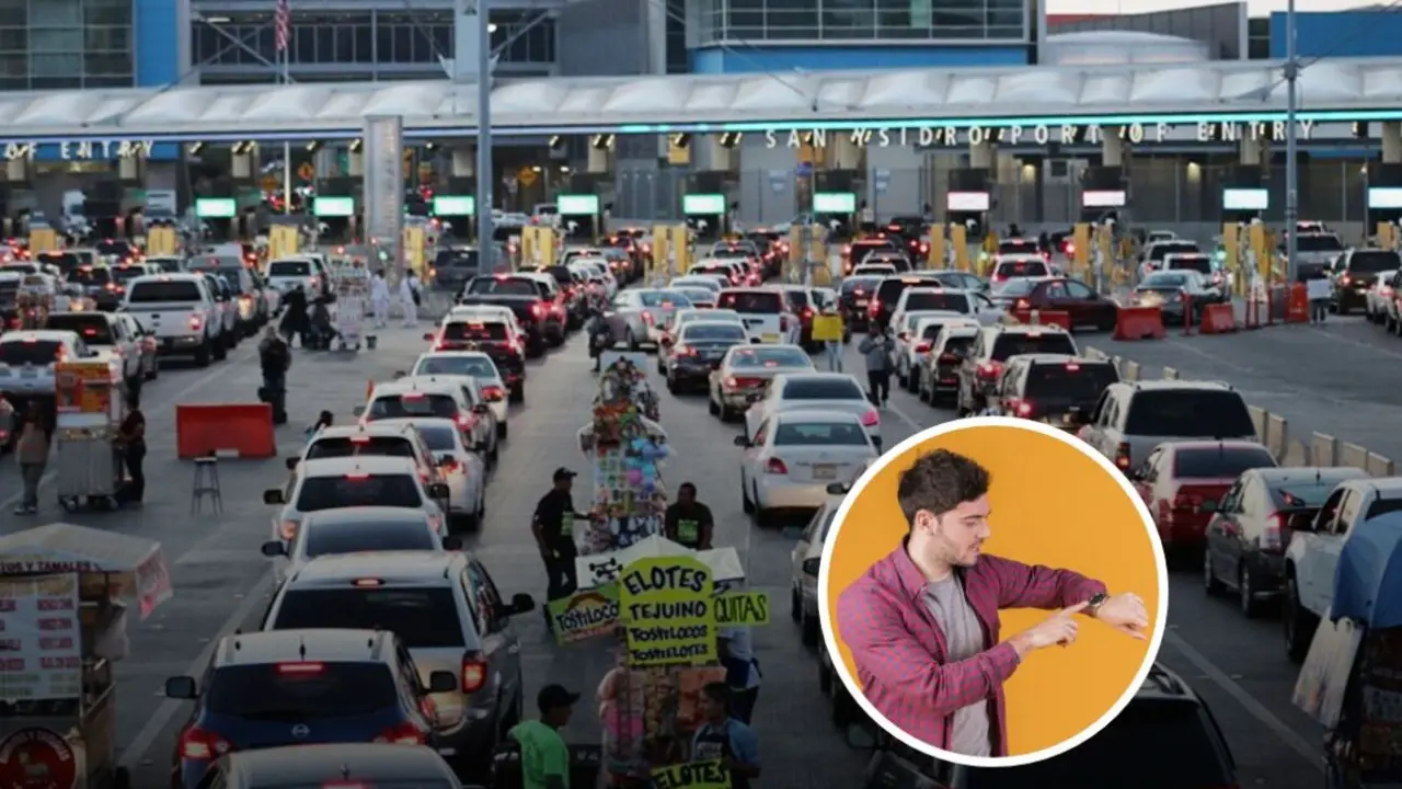 Tiempo de espera para cruzar de Tijuana a San Diego