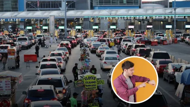 Tiempo de espera para cruzar de Tijuana a San Diego