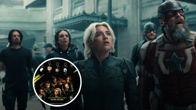 Cinépolis lanza llaveros de la película de Thunderbolts. Foto: Cortesía