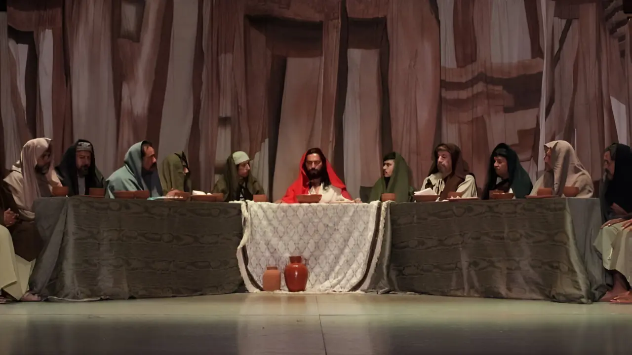 Estos son los detalles de la representación de La Última Cena en Morelia. Foto: La casona del teatro.