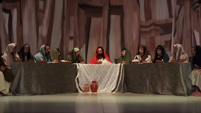 Estos son los detalles de la representación de La Última Cena en Morelia. Foto: La casona del teatro.