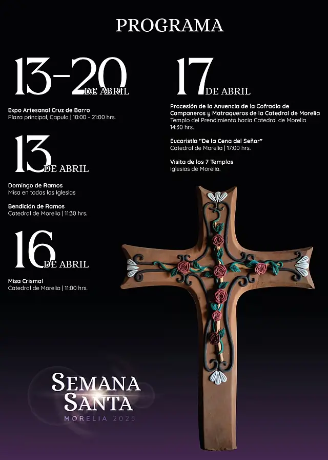 No te pierdas las actividades que Morelia te ofrece en estos días santos. Foto: Cortesía.