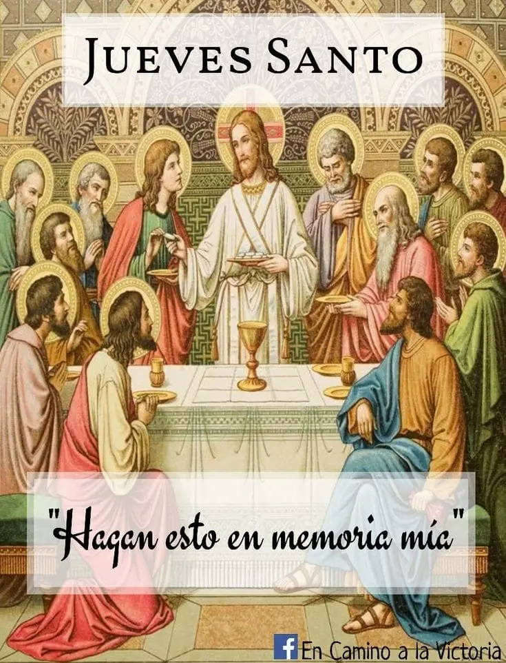 Imágenes para este Jueves Santo. Foto: Pinterest.