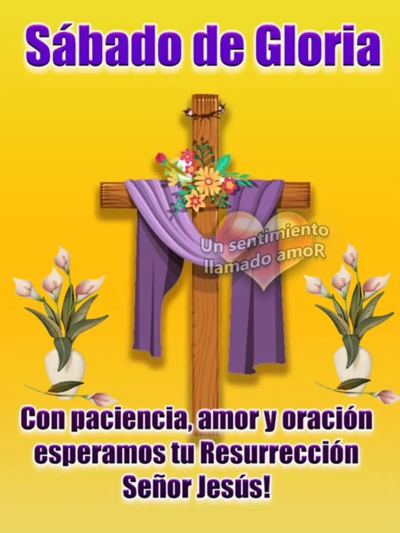 Frase para compartir en el Sábado de Gloria. Foto: Pinterest