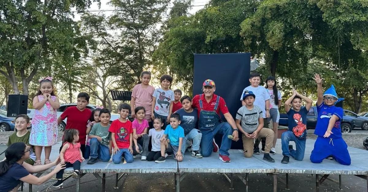 Jero y su “Magia Musical” encantaron a niñas y niños en el Parque Culiacán 87