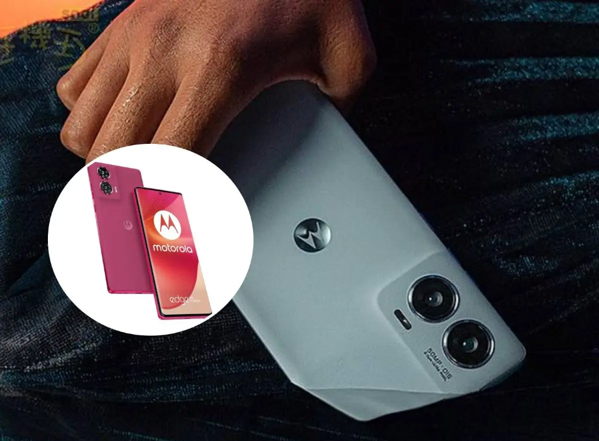 Motorola Edge 50 Fusion incluye altavoces estéreos. Foto: Cortesía