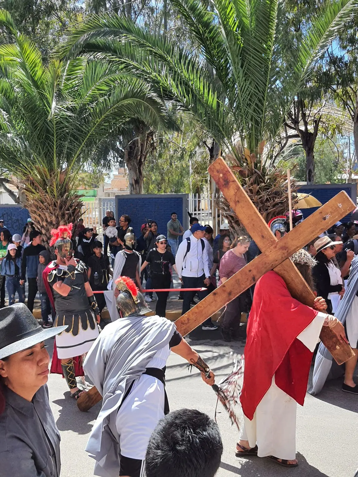 Viacrucis 2024 de la Parroquia del Espíritu Santo, Durango. Foto: Facebook Parroquia del Espíritu Santo.