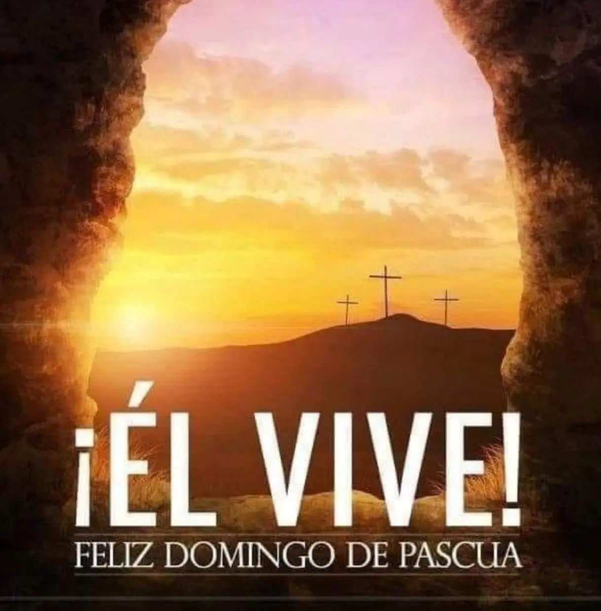 Mensaje emotivo para Domingo de Resurrección. Foto: Pinterest
