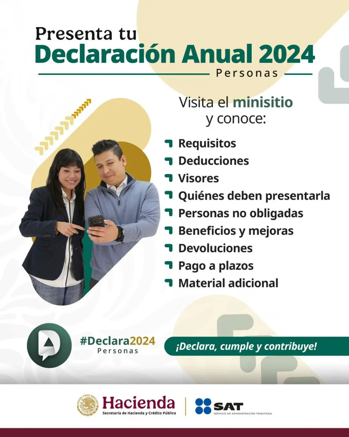 Presenta tu Declaración Anual 2024. Foto: Cortesía