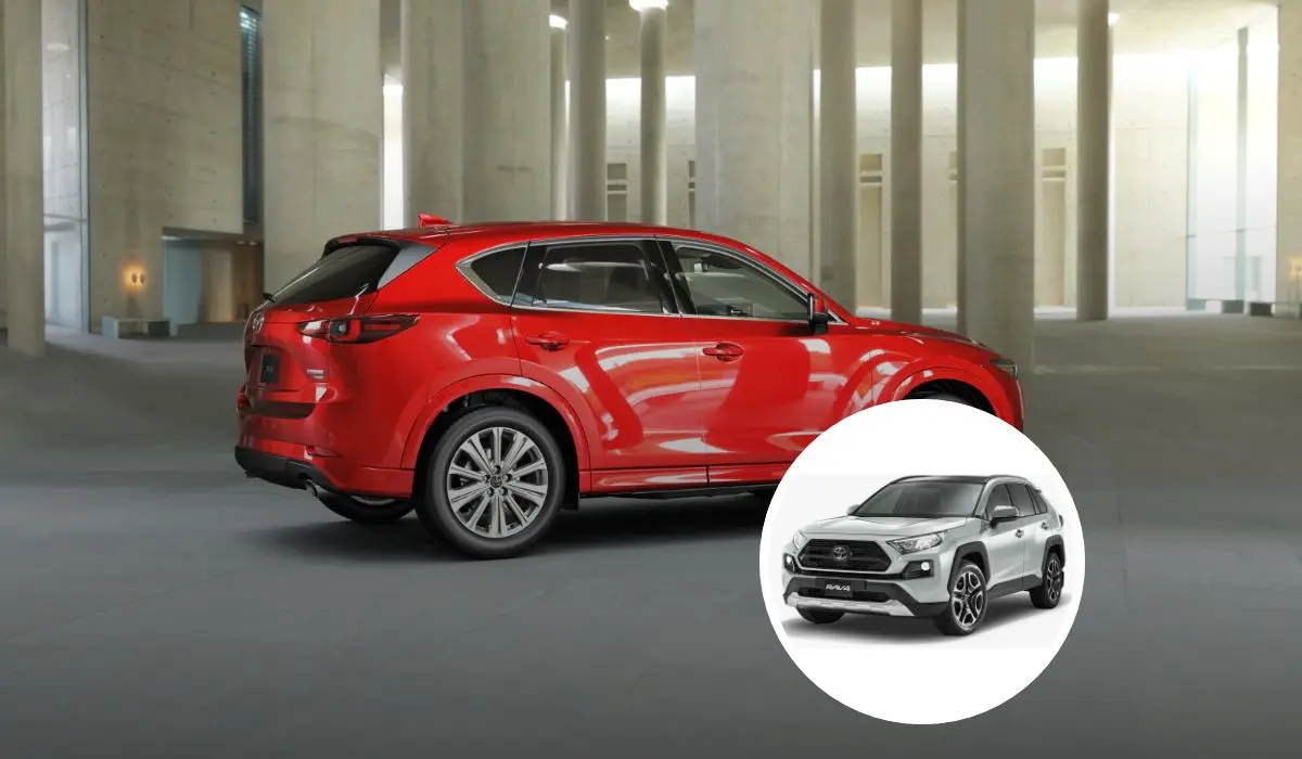 Conoce los detalles de la Toyota Rav4 2025 y la Mazda CX-5. Foto: Cortesía