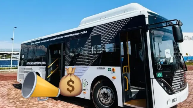 Línea 4 de RUTA y sus nuevos paraderos en Puebla. Foto: Cortesía