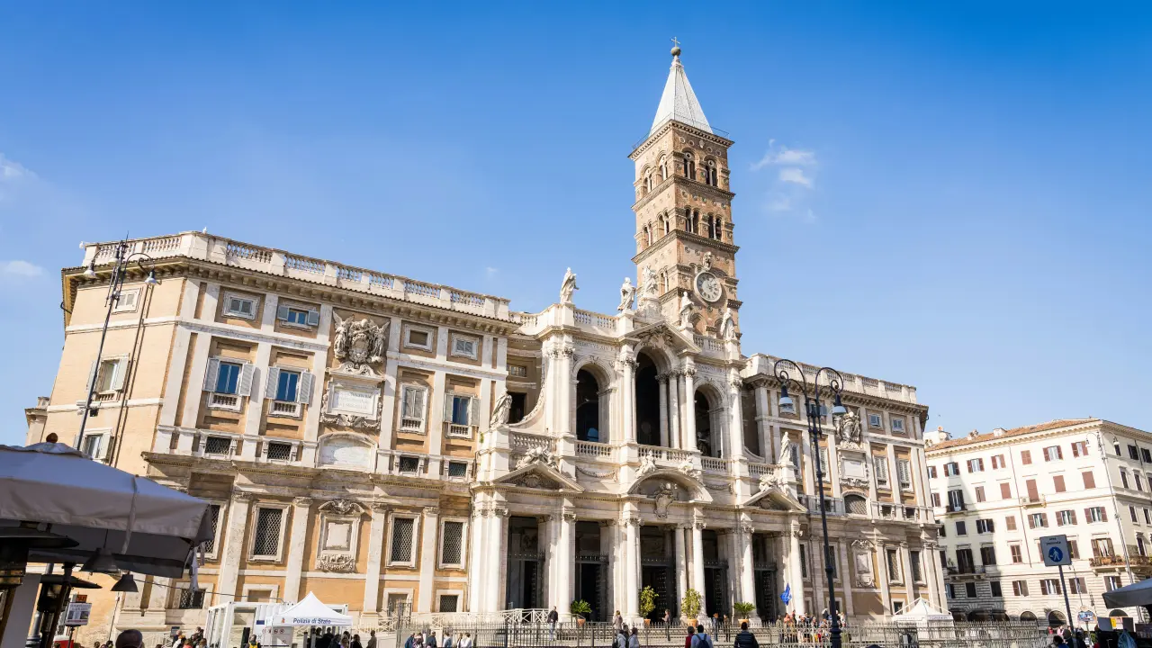 Estos son los detalles de la Basílica de Santa María la Mayor. Foto: Unsplash.