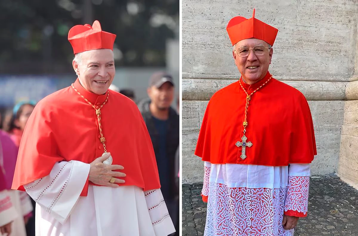 Ambos cardenales tienen voz y voto para elegir al sucesor del papa Francisco. Foto: Cortesía