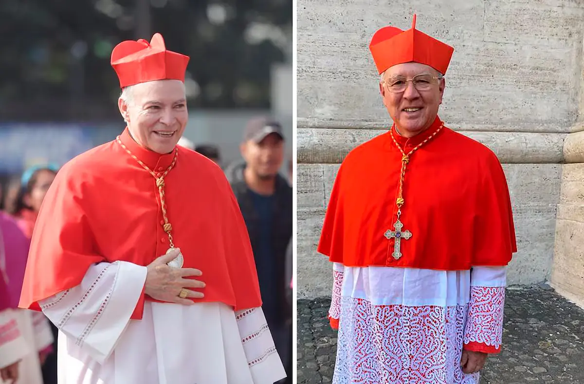 Ambos cardenales tienen voz y voto para elegir al sucesor del papa Francisco. Foto: Cortesía