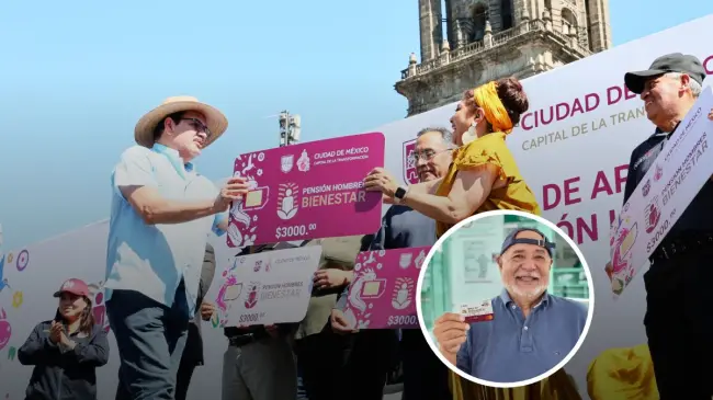 Estos son los detalles acerca de dónde y cuándo se hará la entrega de la Pensión Hombres Bienestar 2025. Foto: Cortesía.