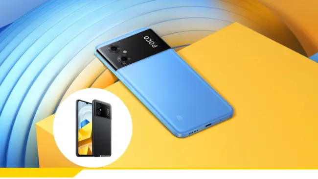 Xiaomi POCO M4 y POCO M5 5G, ambos equipados con pantalla de 6,5 pulgadas . Foto: Cortesía