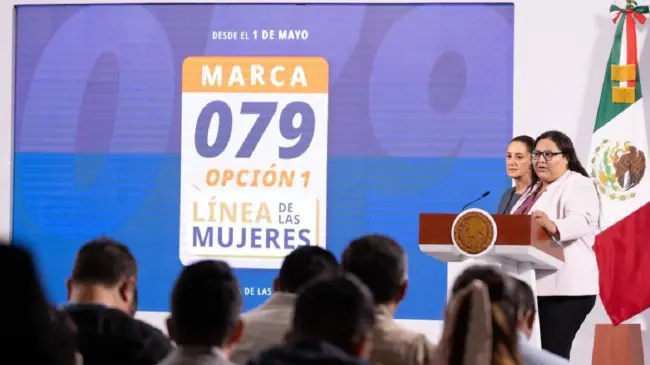 Las mujeres podrán marcar para recibir atención. Foto: X @CitlaHM