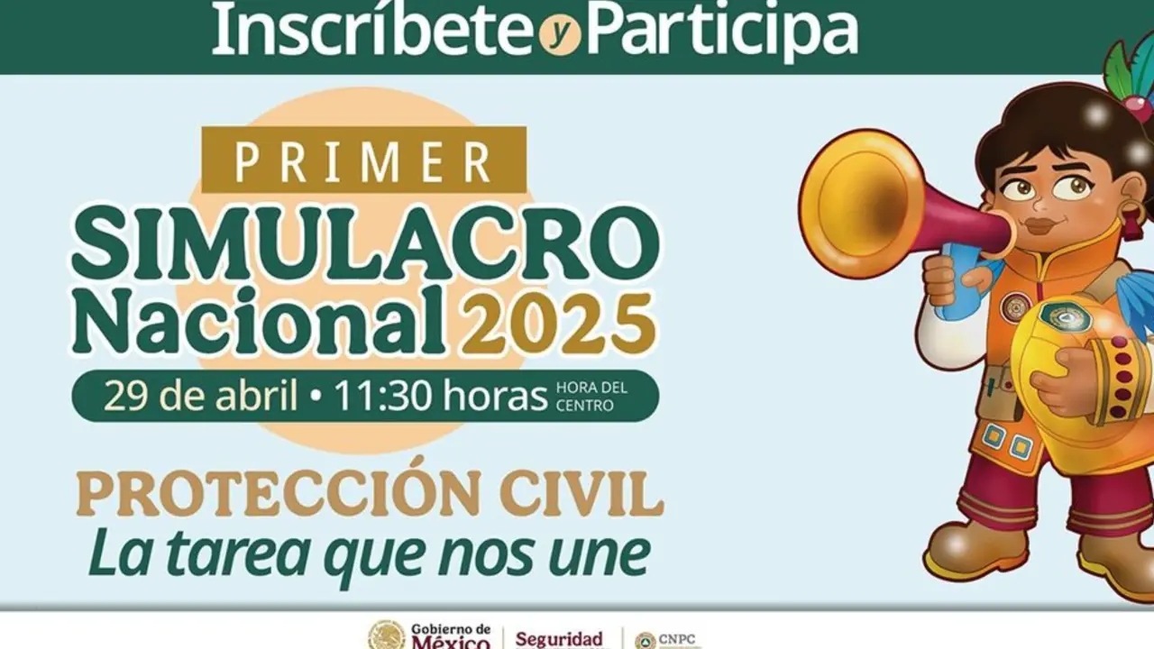 Conoce todos los detalles acerca del Primer Simulacro Nacional 2026. Foto: cortesía