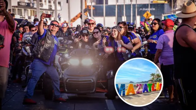 En esta Semana de la Moto 2025, no te pierdas la series de eventos para todos los asistentes en este emblemático evento en Mazatlán. Foto: Cortesía.