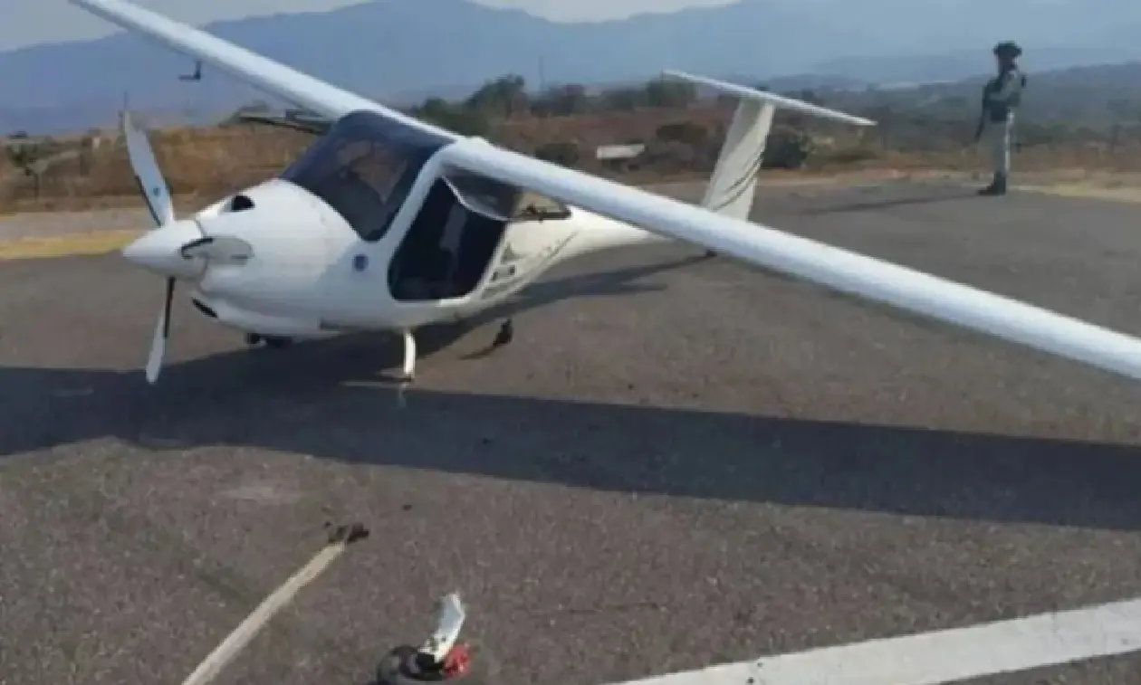 Decomisan avioneta y detienen a cuatro personas con más de un millón de pesos en aeródromo de Morelos.