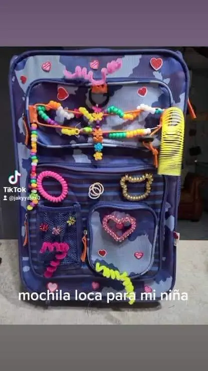 Mochila decorada