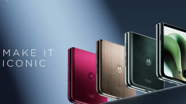 El Moto rarz 60 Ultra llega con varias novedades. Foto: Motorola