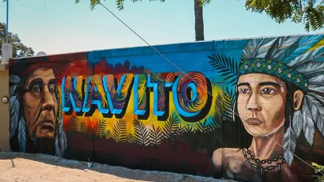 Navito pinta su historia con un mural que une generaciones y honra sus raíces ancestrales. Fotos: @ElDoradoSoy