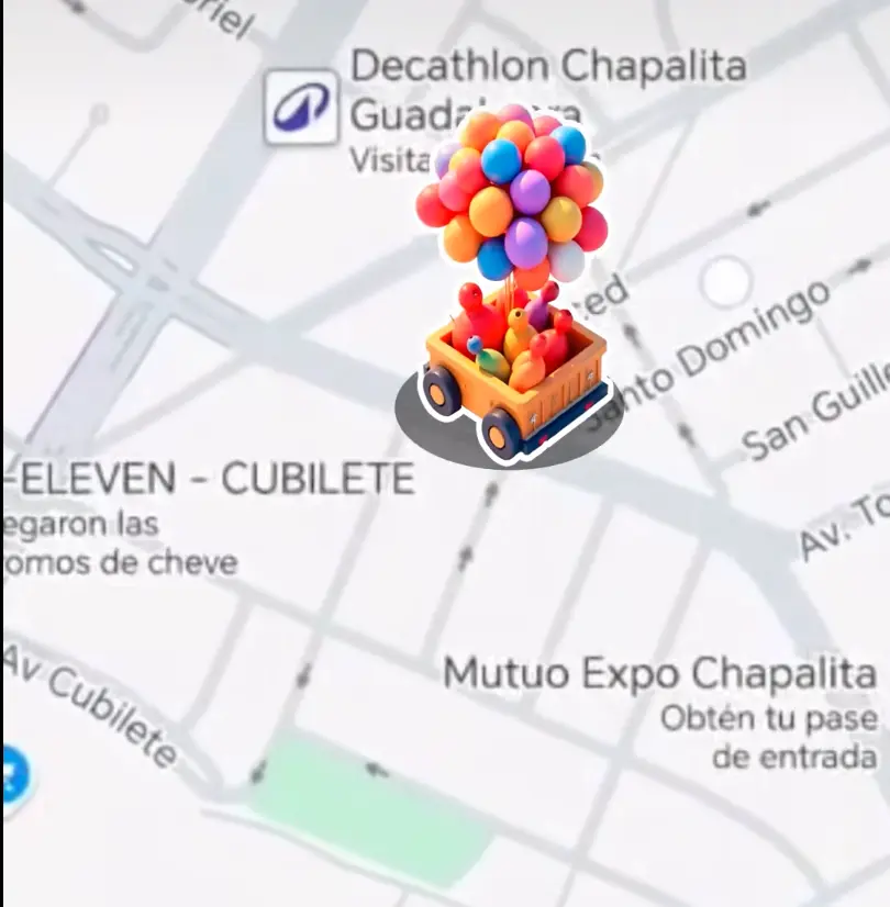 Ruta que tomará el desfile Balloon Parade 2025. Foto: cortesía.